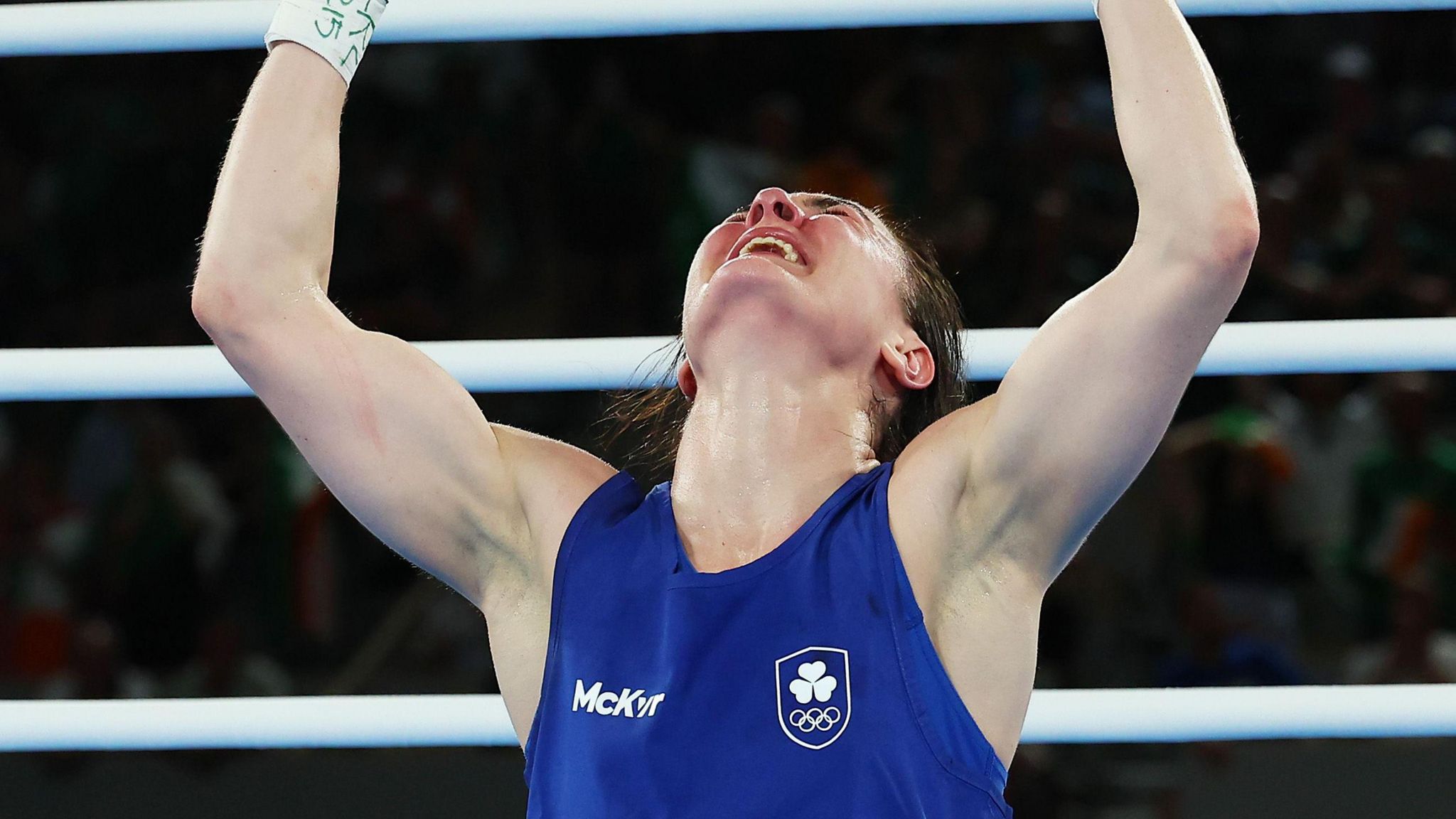 The hero of the day, Kellie Harrington is Ireland’s first double Olympic Champion