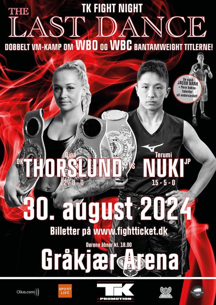 Thorslund against Nuki for WBC and WBO bantamweight titles