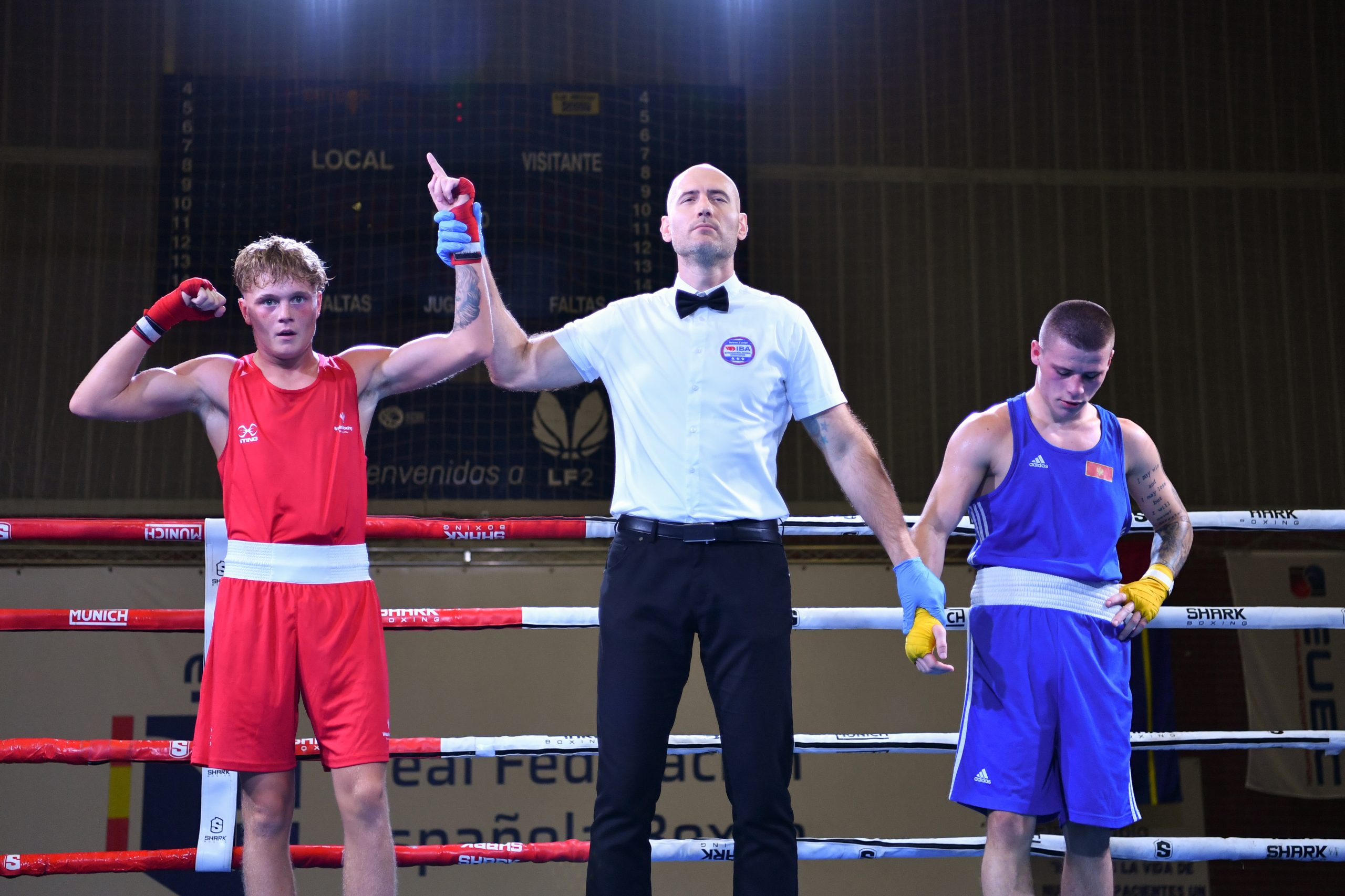 A 19-year-old Welsh boy, Alex Hegarty eliminated a European medallist in Mostoles