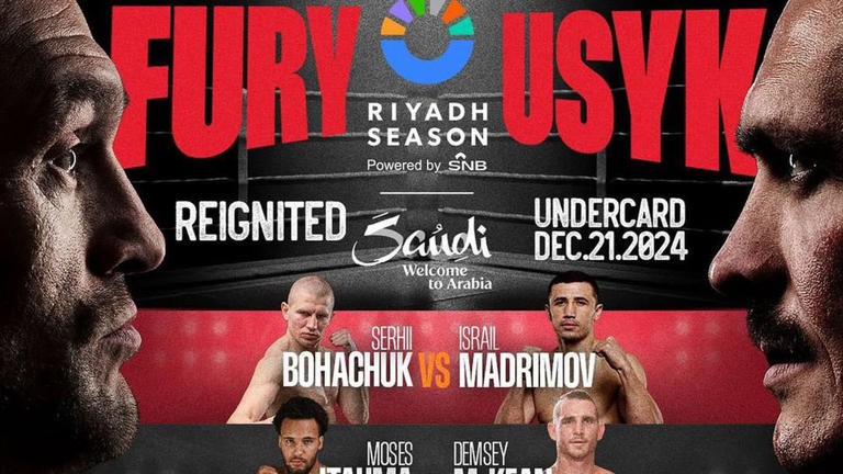 Madrimov – Bohachuk on Usyk-Fury 2 car...