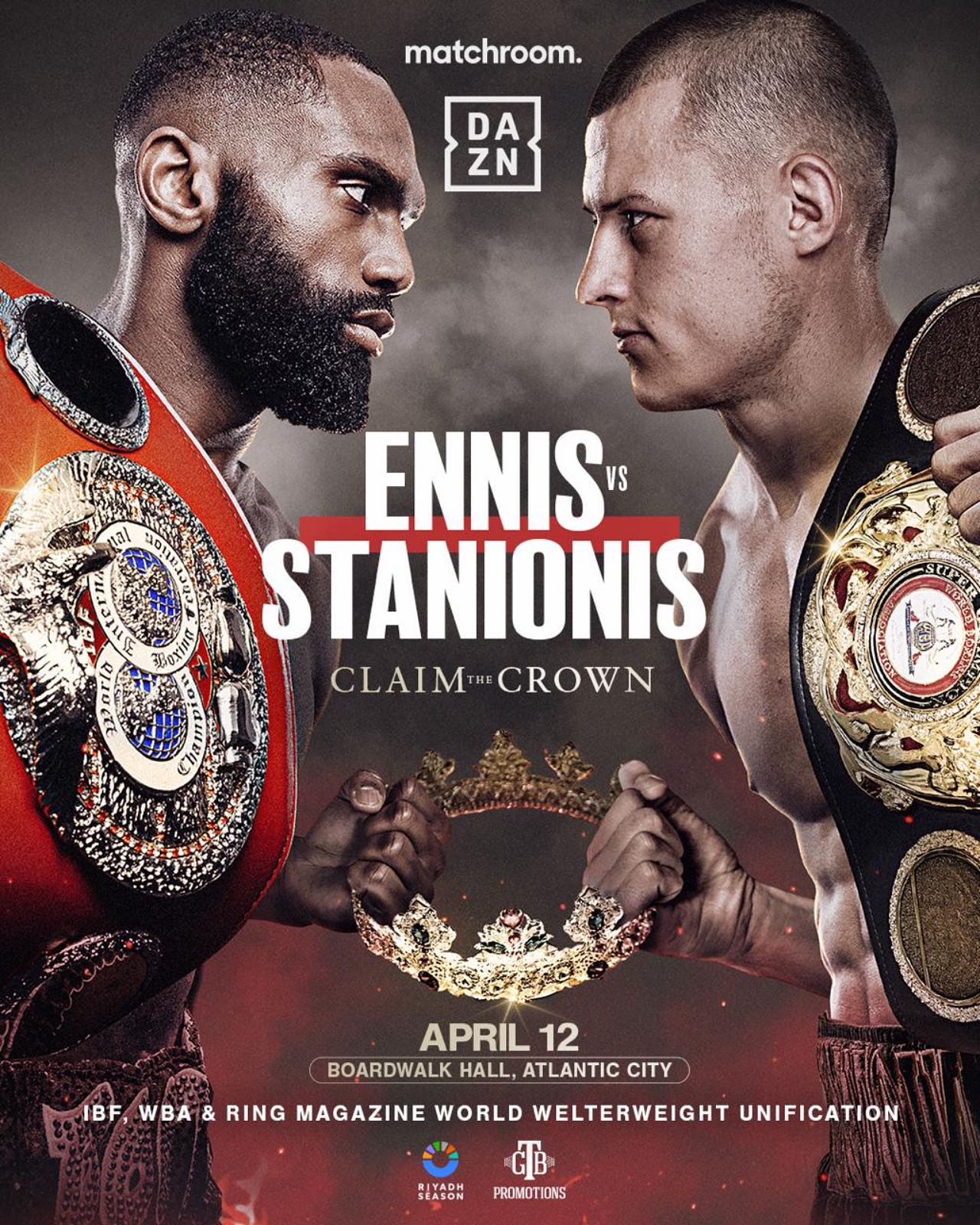 Ennis vs. Stanionis for IBF and WBA titl...