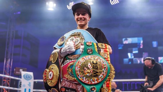 Undisputed atomweight champion Tina Rupp...