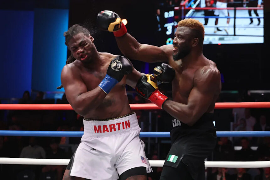 Ajagba stops Martin in round four