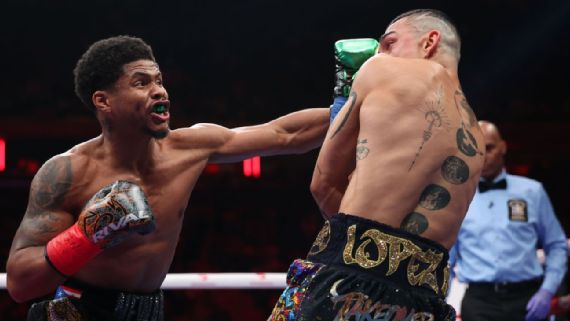 Shakur Stevenson dominates Teofimo Lopez, becomes four-division champion